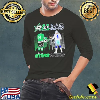 Dallas Hockey Benn And Dallas Cowboys Prescott 2024 Shirt