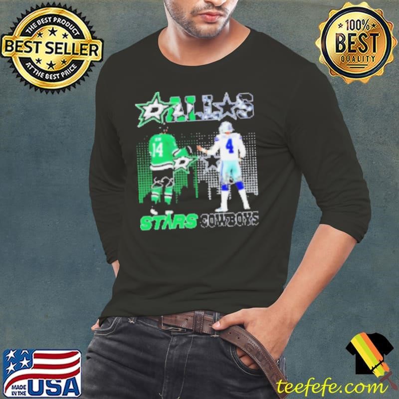 Dallas Hockey Benn And Dallas Cowboys Prescott 2024 Shirt