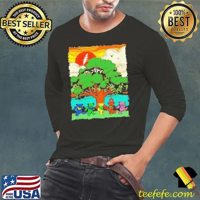 Dancing Bear Lgbt Grateful Dead Sunset shirt