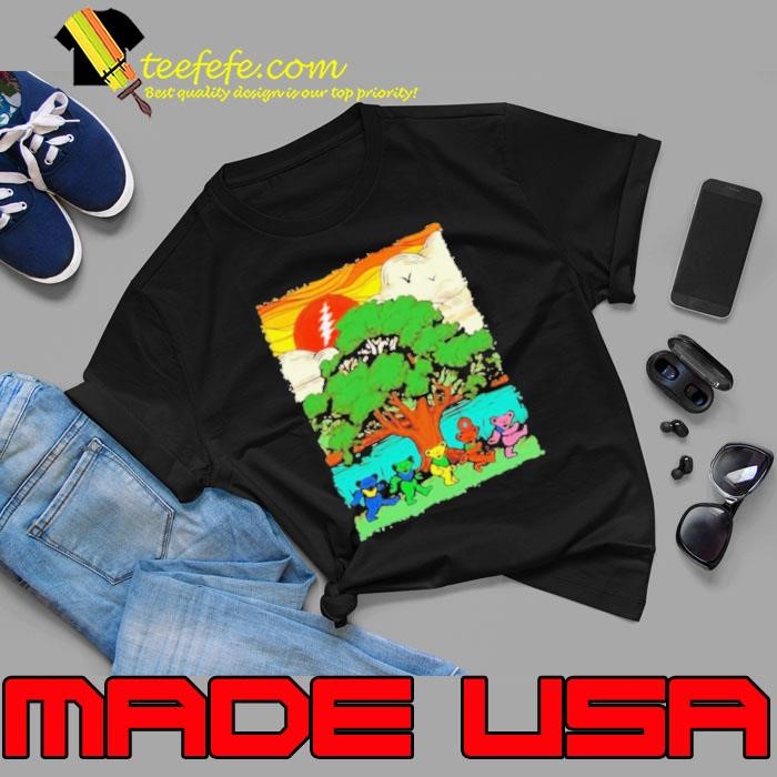Dancing Bear Lgbt Grateful Dead Sunset Unisex