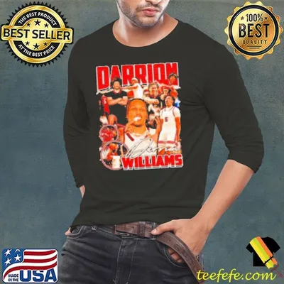 Darrion Williams Texas Tech Red Raiders Basketball signature graphic Shirt