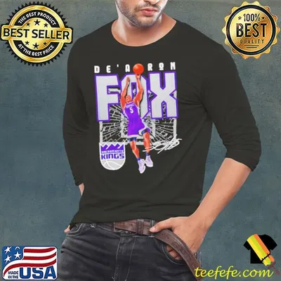 De’Aaron Fox Sacramento Kings Basketball shattered signature shirt