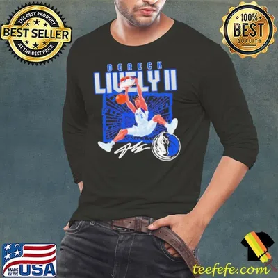 Dereck Lively Dallas Mavericks shattered signature shirt