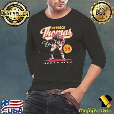 Derrick Thomas Kansas City Vintage Script Shirt