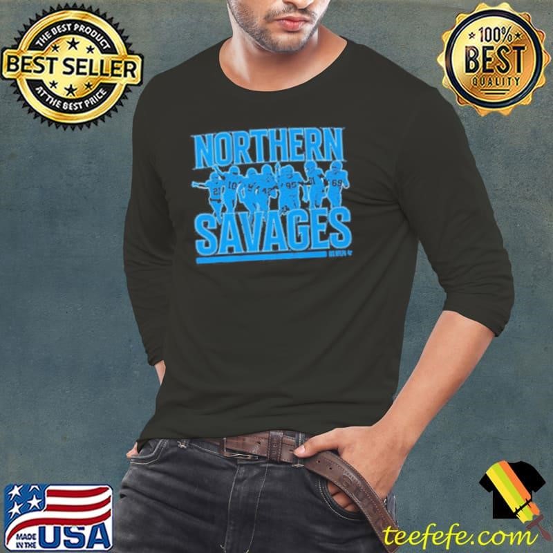 Detroit Lions Football Northern Savages Players NFL shirt