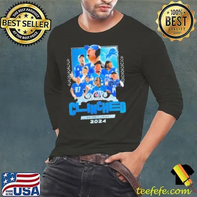 Detroit Lions Players Clinched Playoffs 2024 Shirt