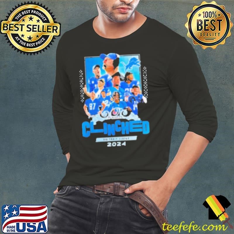 Detroit Lions Players Clinched Playoffs 2024 Shirt