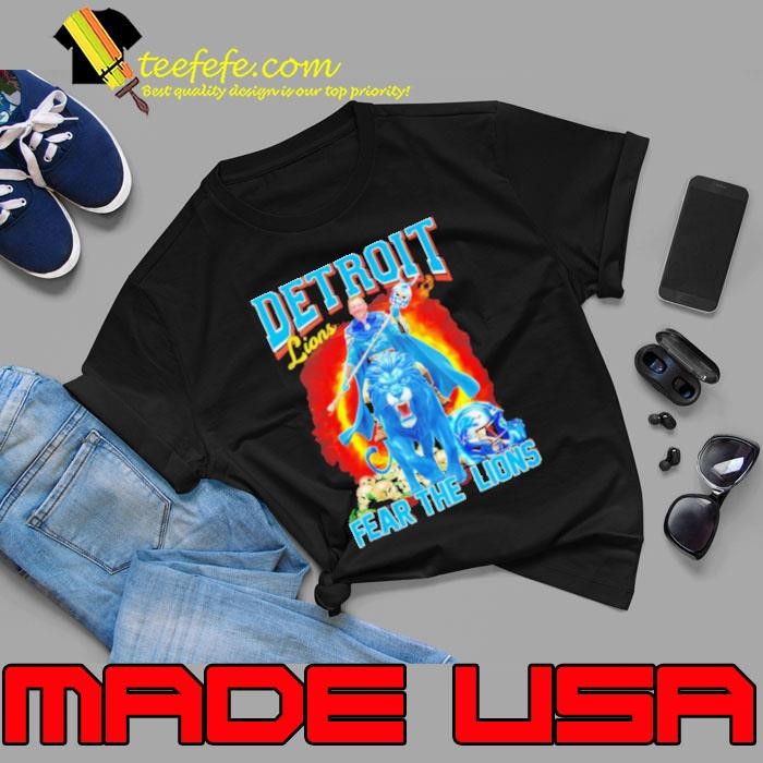 Detroit Lions fear the Lions Dan Campbell Unisex