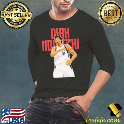 Dirk Nowitzki Reaction Score #41 Bold German former professional basketball T-Shirt