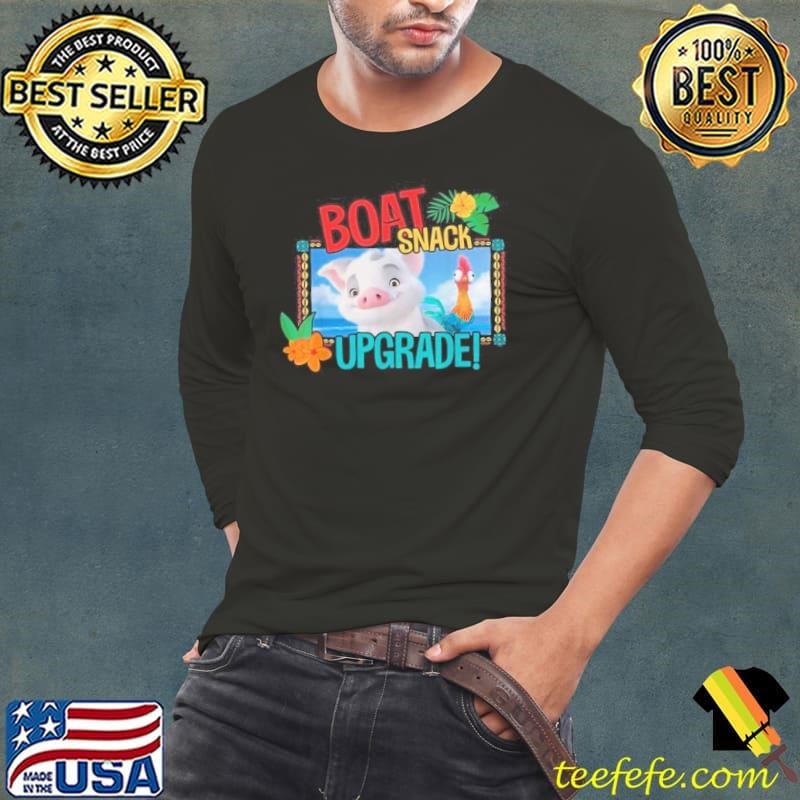 Disney Moana 2 Pua And Heihei Boat Snack Upgrade Funny Shirt