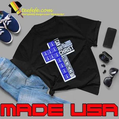 Duke Blue Devils I Can Do All Things Through Christ Who Shirt