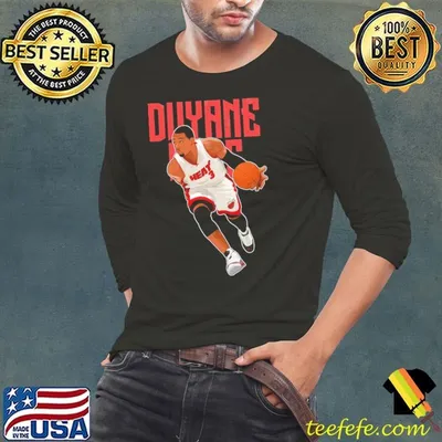 Dwyane Wade Drives #3 Bold American former professional basketball T-Shirt