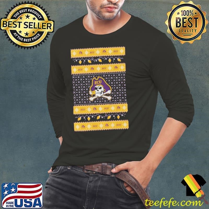 East Carolina Pirates Holiday Lights Shirt