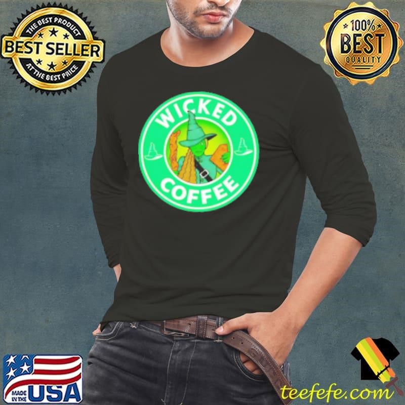 Elphaba Wicked Wicked Coffee logo funny Shirt