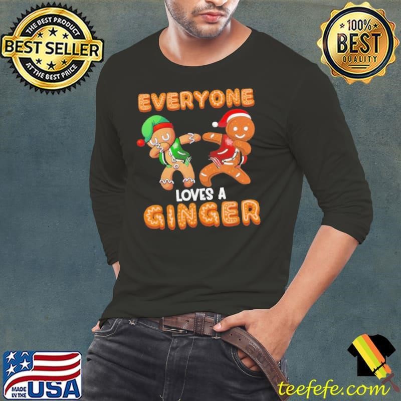 Everyone Loves A Ginger Gingerbread Christmas Long Sleeve Tee