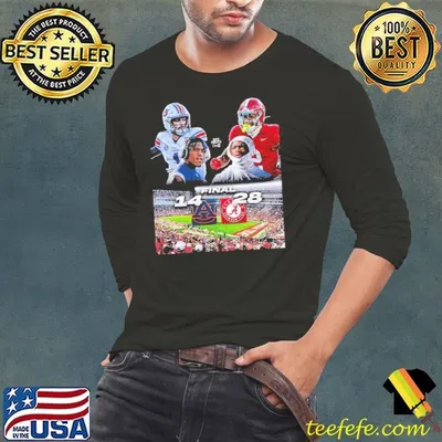 Final Alabama Crimson Tide 28-14 Auburn Tigers 2024 Shirt