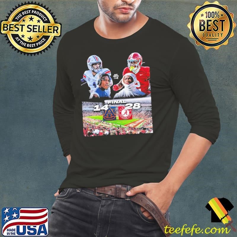Final Alabama Crimson Tide 28-14 Auburn Tigers 2024 Shirt