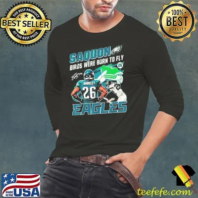 Fly Saquon Fly Eagles Barkley No Look Reverse Hurdle Shirt