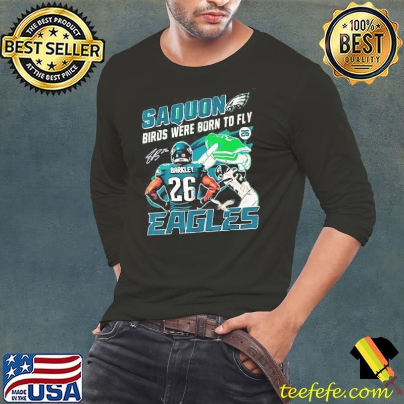 Fly Saquon Fly Eagles Barkley No Look Reverse Hurdle Shirt