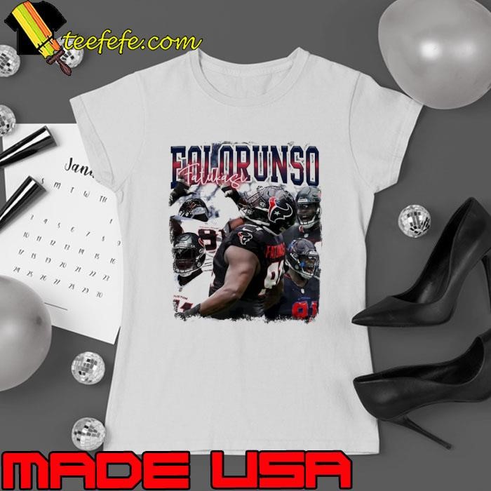 Folorunso Fatukasi American professional football defensive tackle Ladies tee