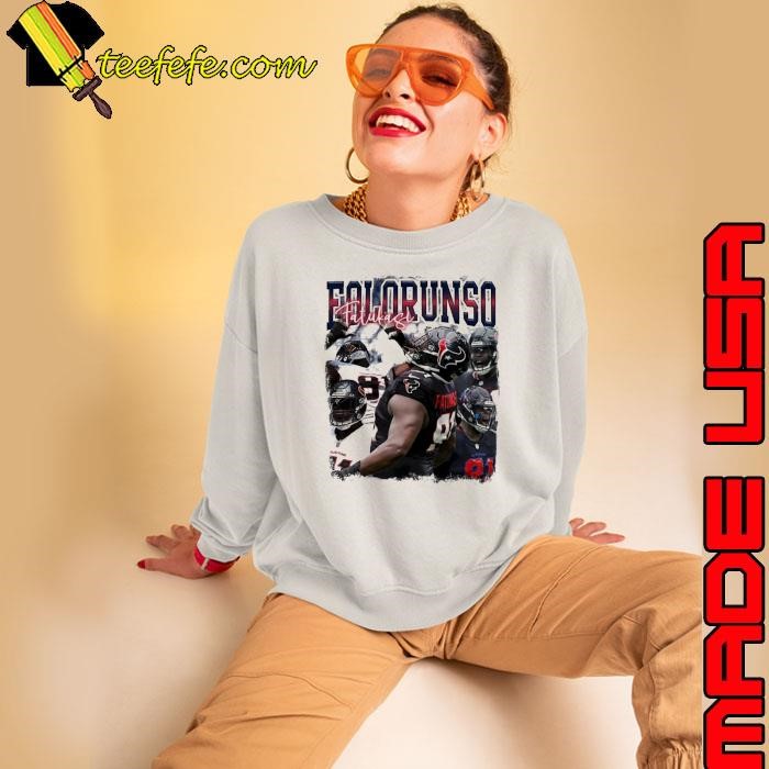 Folorunso Fatukasi American professional football defensive tackle Sweatshirt