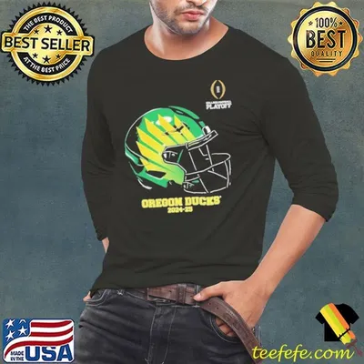 Football Playoff 2024 2025 Oregon Ducks Helmet Shirt