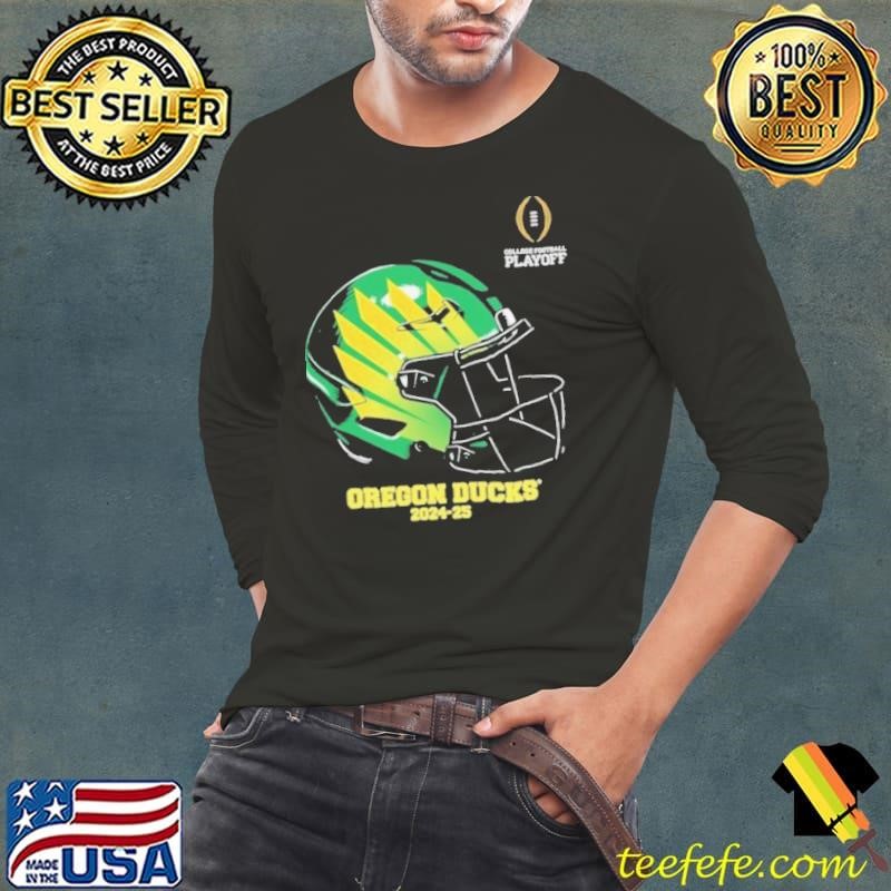 Football Playoff 2024 2025 Oregon Ducks Helmet Shirt