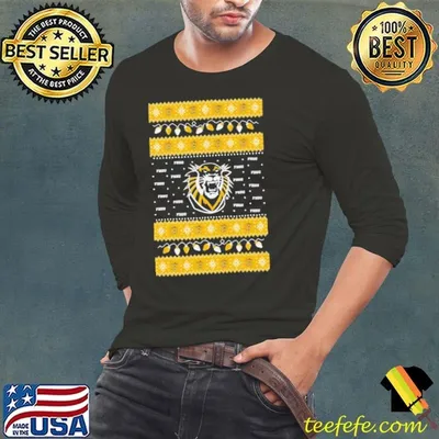 Fort Hays State Tigers Ugly Christmas light Shirt