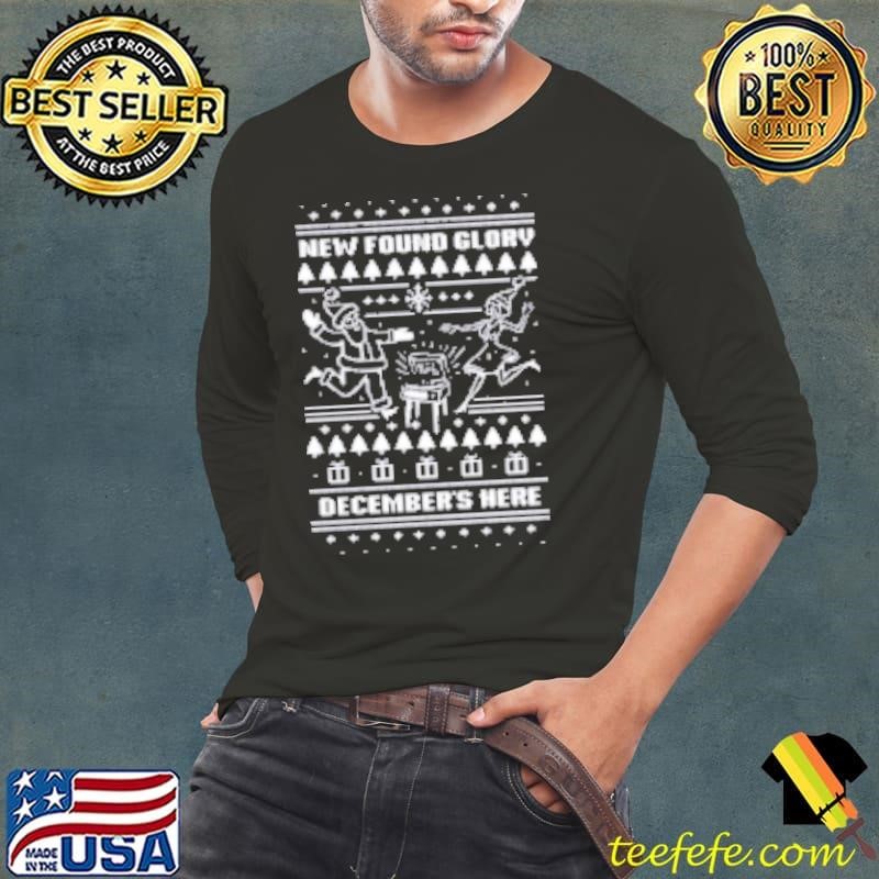 Found Glory 2024 December's Here Holiday Ugly Christmas Shirt