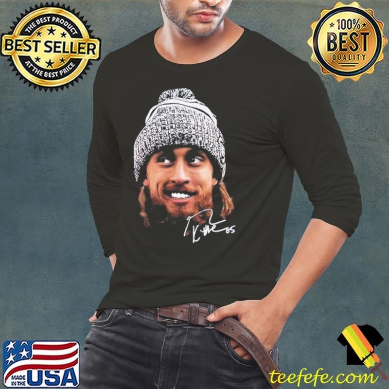 George Kittle Signature American professional football tight end Long Sleeve Tee