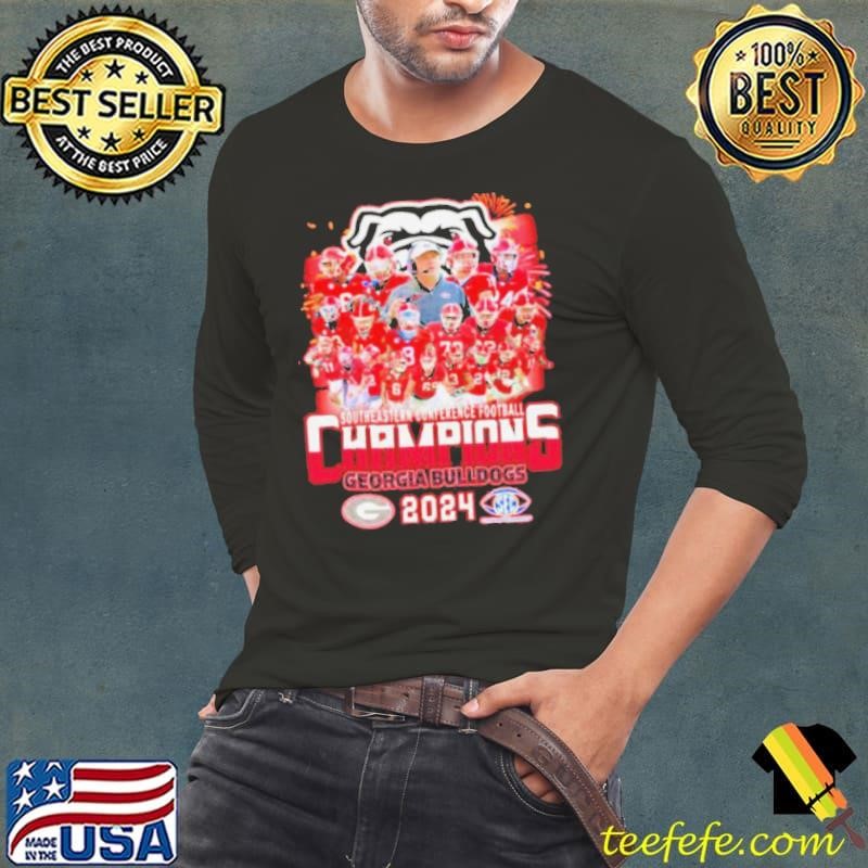 Georgia Bulldogs 2024 Southeastern conference football Champions shirt