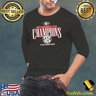 Georgia Bulldogs Blue 84 2024 SEC Football Conference Champions Locker Room Shirt