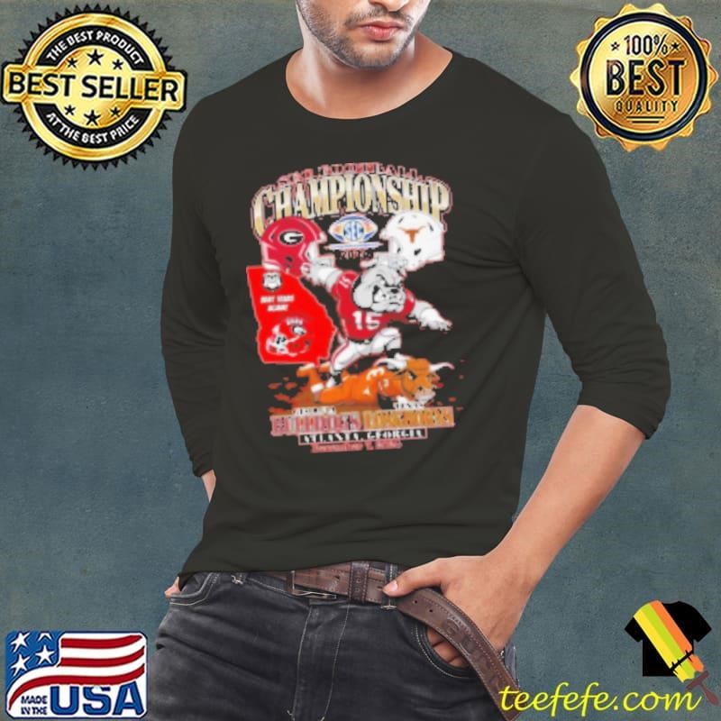 Georgia Bulldogs Vs Texas Longhorns Sec Football Championship Beat Texas Again Go Dawgs Dec 7 2024 Mascot Shirt