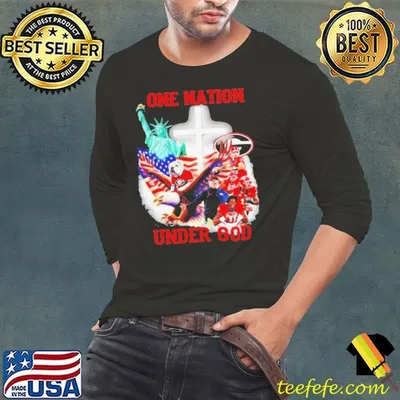 Georgia Bulldogs one nation under God shirt