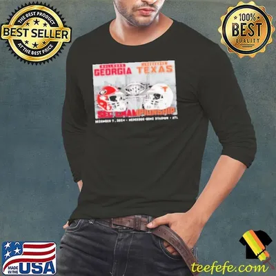 Georgia vs. Texas 2024 SEC Championship Game Match Up Shirt