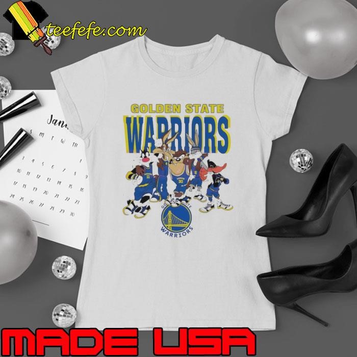 Golden State Warriors Looney Tunes characters NBA basketball shirt