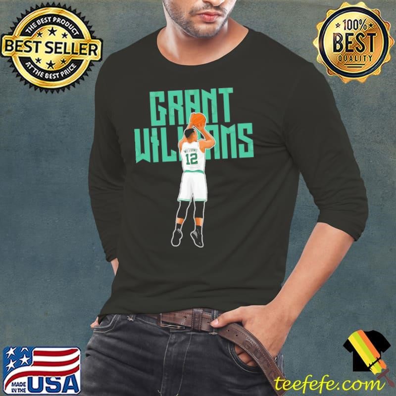 Grant Williams Jump Shoot #12 Bold American football player Long Sleeve Tee