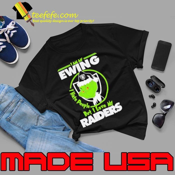 Grinch Ewing I love my Las Vegas Raiders Christmas Unisex