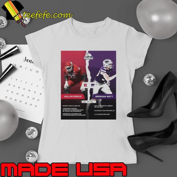 Hollin Pierce Rutgers Scarlet Knights Vs Brendan Mott Kansas State shirt