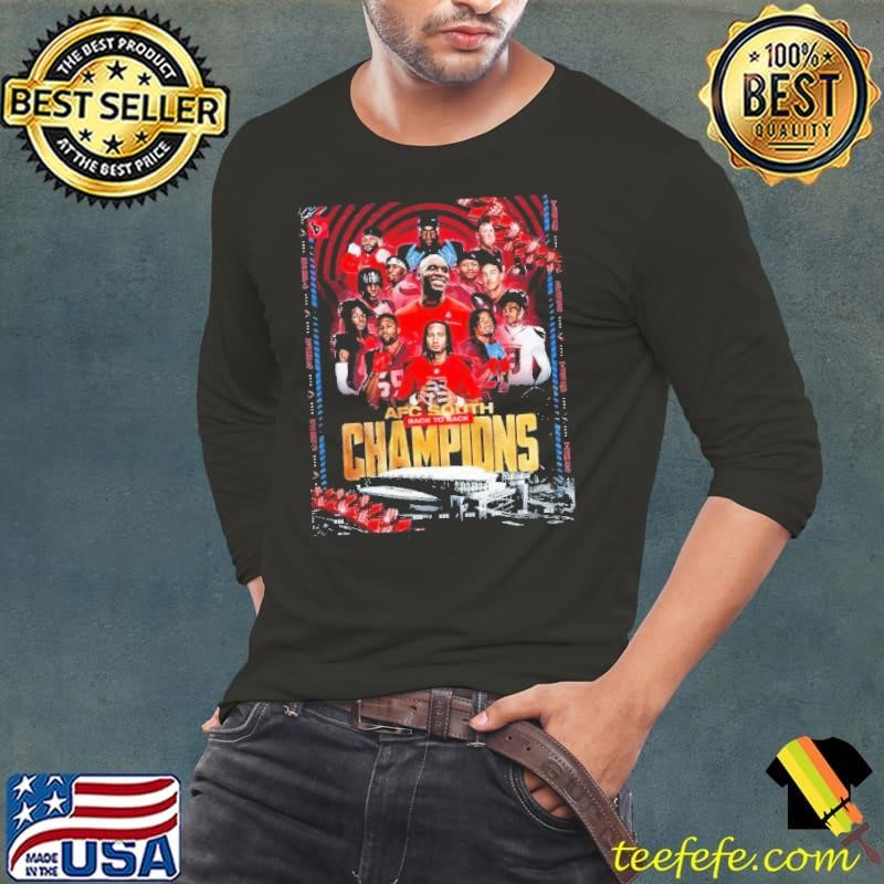 Houston Texans AFC South Champions Back To Back Team Poster Shirt