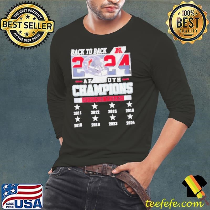Houston Texans Back To Back 2023 2024 AFC South Champions Long Sleeve Tee