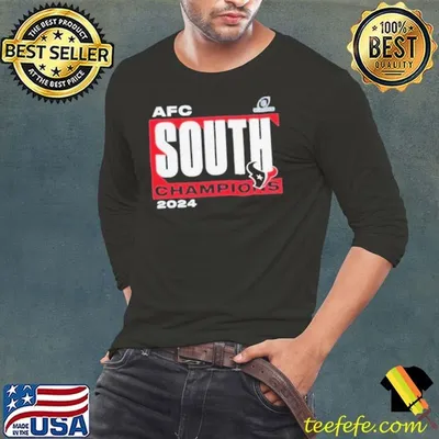 Houston Texans Fanatics 2024 AFC South Division Champions Conquer Shirt