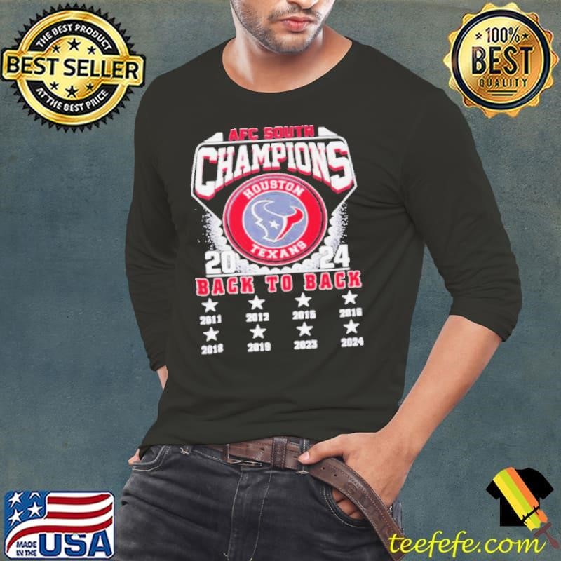 Houston Texans NFC East Champions 2011 2024 Back To Back Shirt