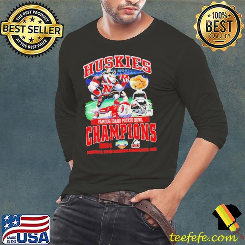 Huskies Famous Idaho Potato Bowl Champions 2024 mascot shirt