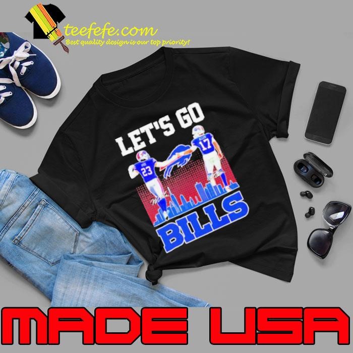 Hyde and Allen Buffalo Bills football city skyline signatures Unisex