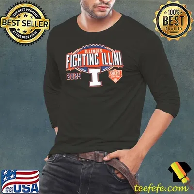 Illinois Fighting Illini 2024 Cheez It Citrus Bowl Logo Shirt