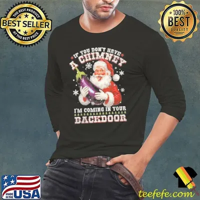 Inappropriate Santa Rude Christmas Sexual Innuendo Shirt