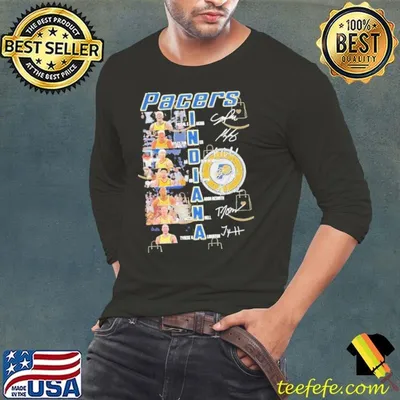 Indiana Pacers Basketball Team Signature Shirt