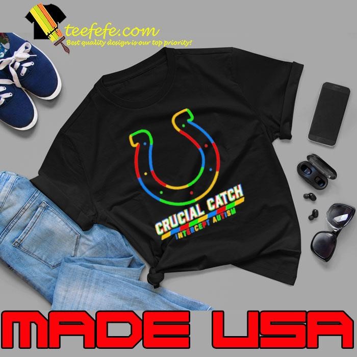 Indianapolis Colts crucial catch intercept autism Unisex