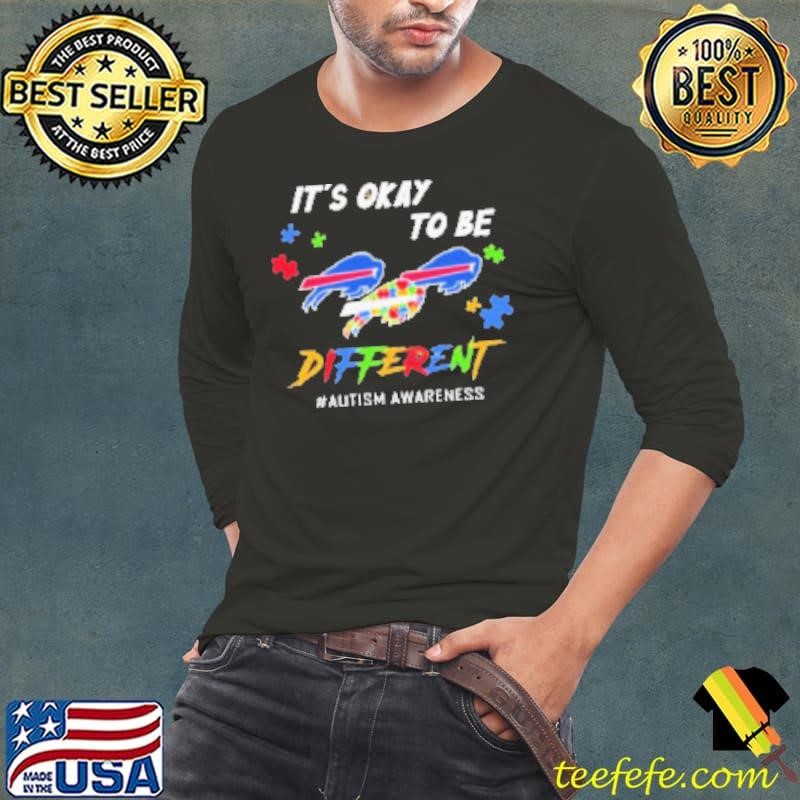 It's Okay To Be Buffalo Bills Different Autism Awareness Shirt
